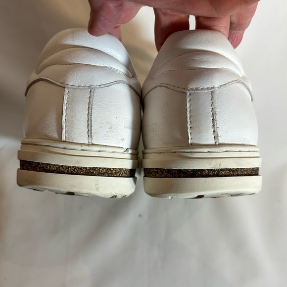 BIRKENSTOCK Sz 41 or 10 Bend Low White Lace-Up Leather Sneakers - Picture 9 of 11